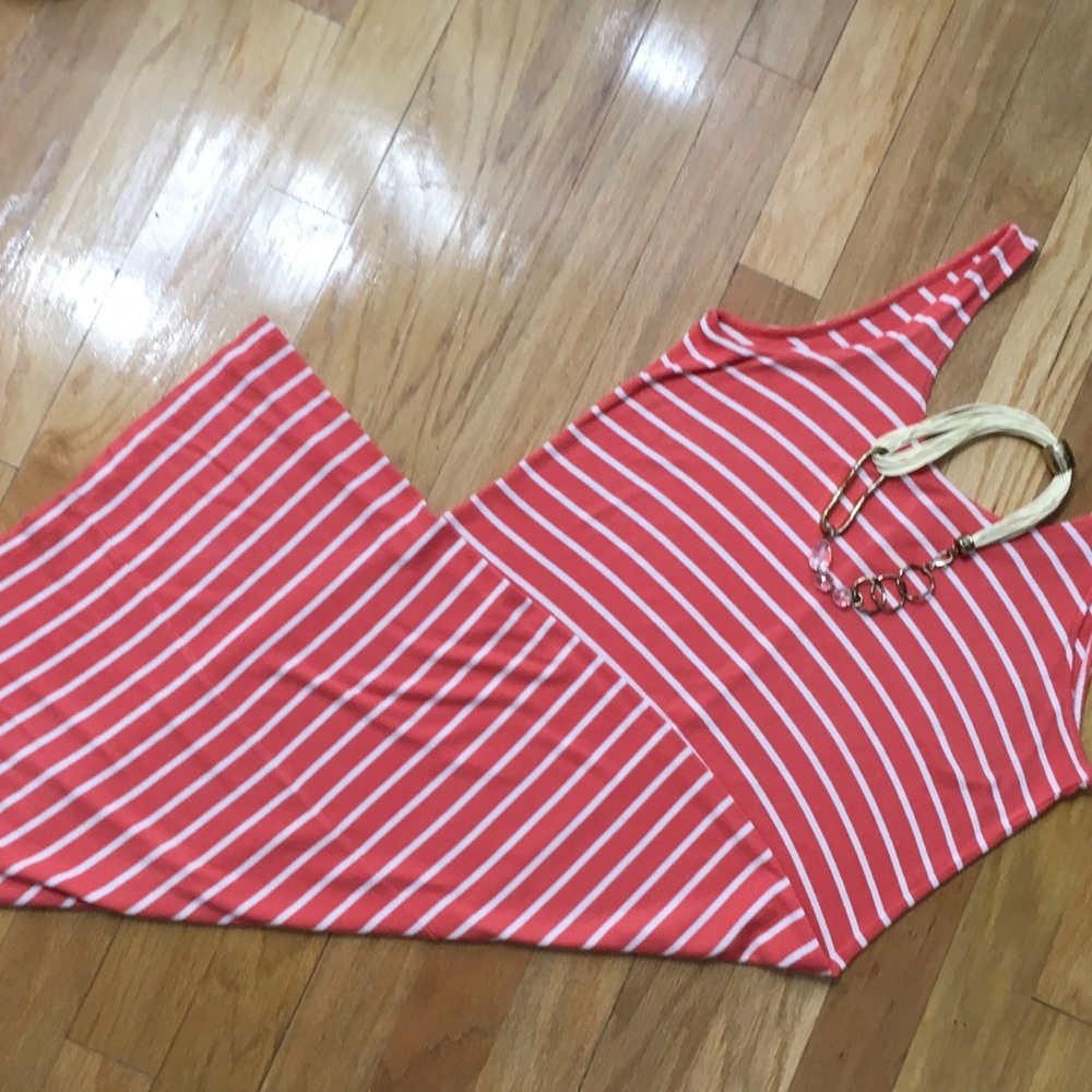 Old Navy Sleeveless Striped Midi Dress . Size XL